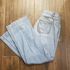 LOFT▪ light wash wide leg denim jeans ▪petite